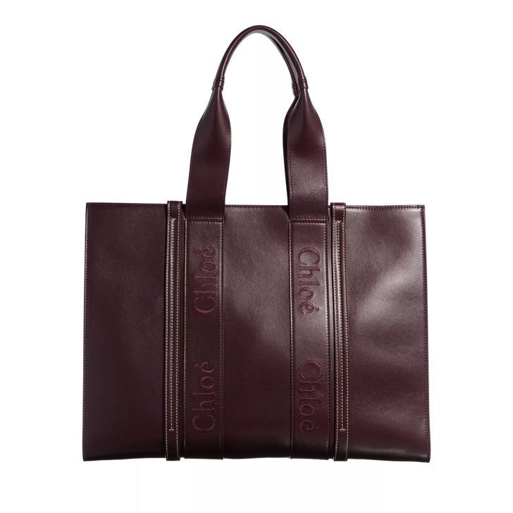 Chlo Large Woody Tote Deep Violine Tote