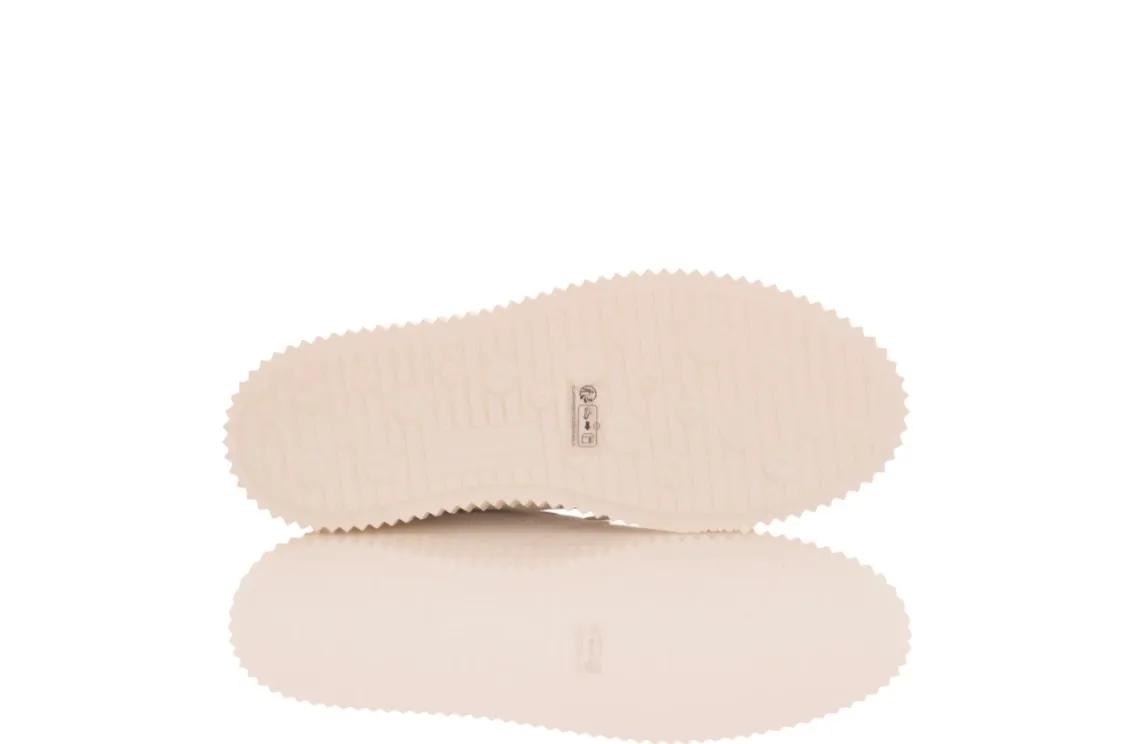 Thumbnail - Voile Blanche Low-Top Sneaker - Soft Calfskin Sneakers With Personalized Patch - Gr. 40 (EU) - in Beige - für Damen