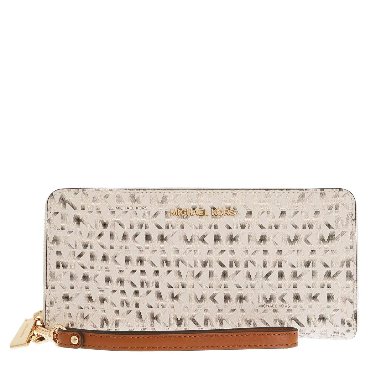 Michael Michael Kors Jet Set Travel Continental Wallet - Vanilla