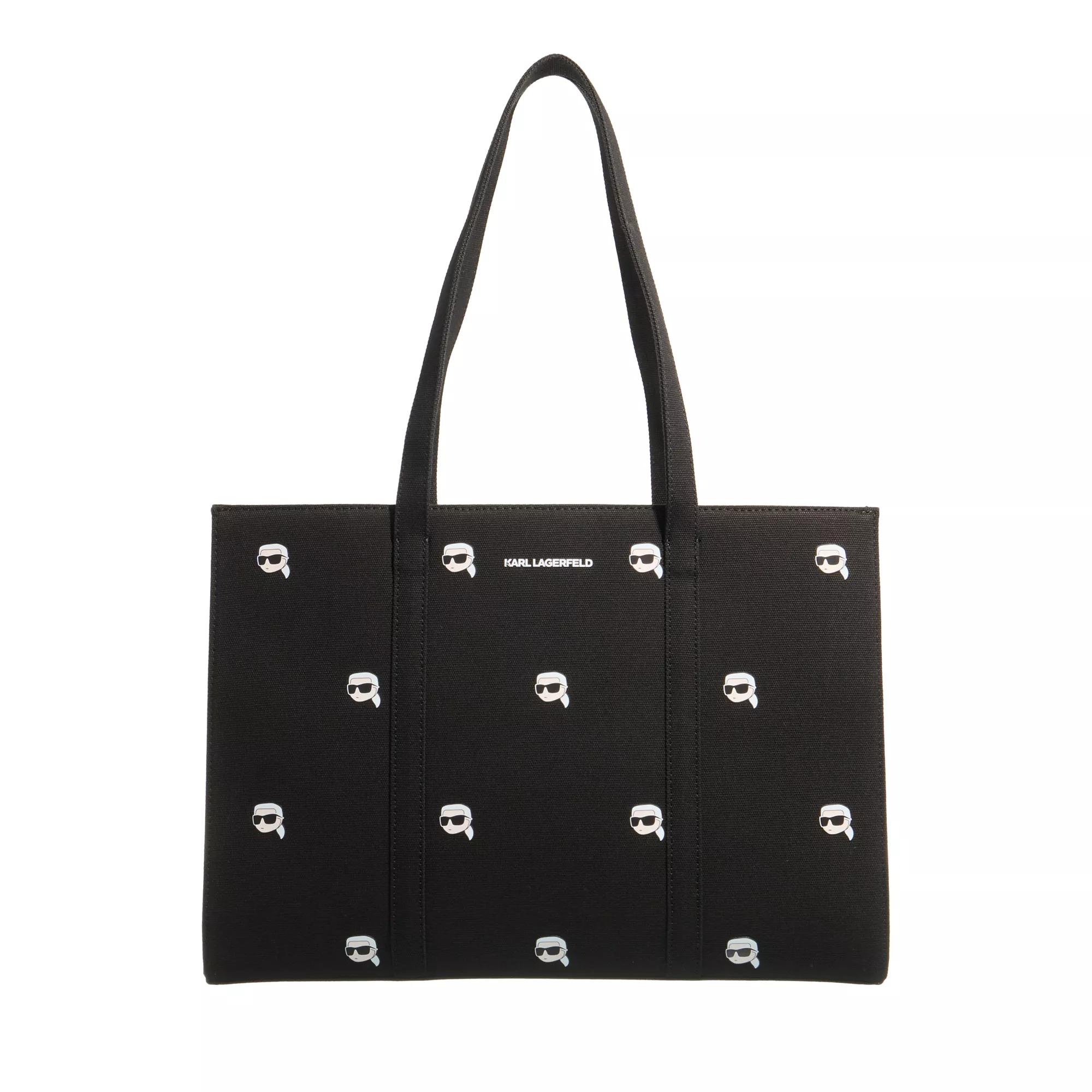 Karl Lagerfeld Shopper - K/Ikonik 2.0 Karl Aop Shopper - Gr. unisize - in Schwarz - für Damen