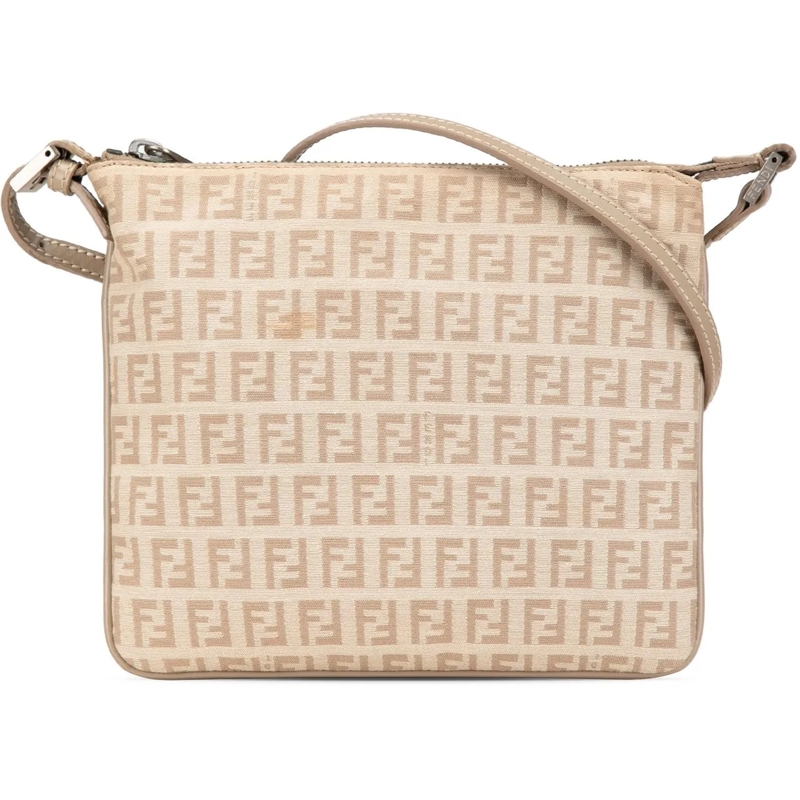 Fendi Sac à bandoulière Zucchino Canvas Crossbody braun