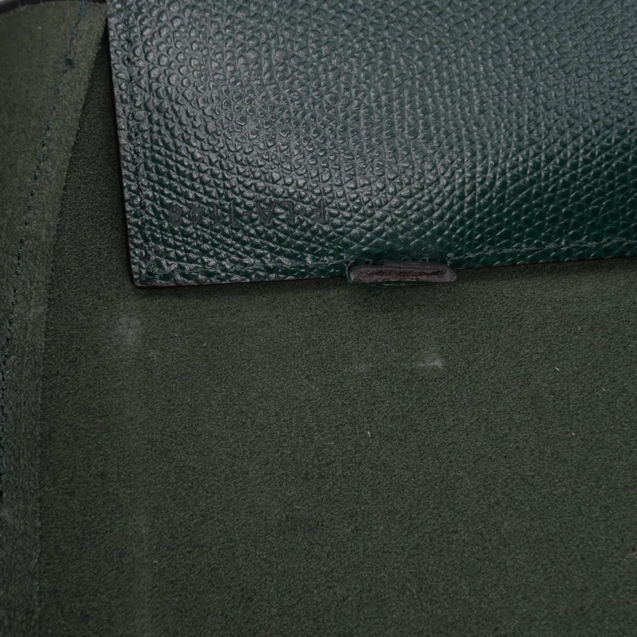Thumbnail - Celine Hobo Bags - Small Bicolor Grained Calfskin Vertical Cabas Tote - Gr. unisize - in Grün - für Damen