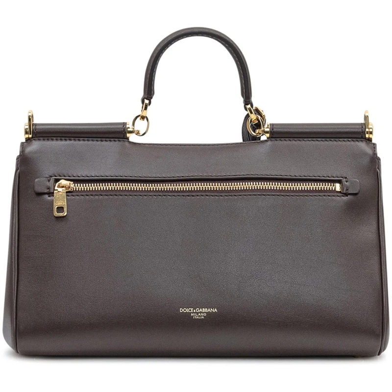 Dolce&Gabbana Tote Dolce & Gabbana Borsa Lux Ottone Vintage in Pelle braun(Image 4)