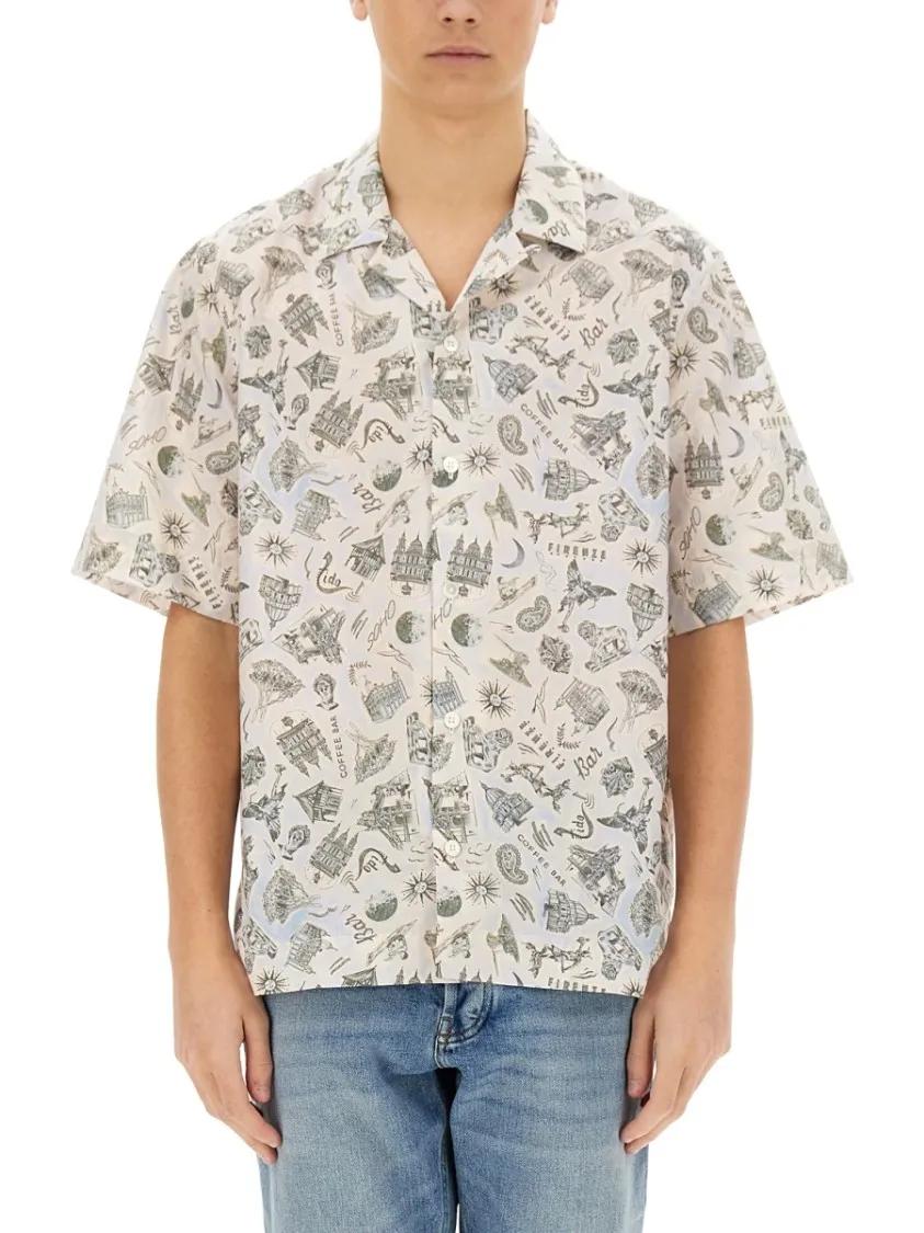 Thumbnail - Paul Smith - Souvenir Print Shirt - Größe M - multi