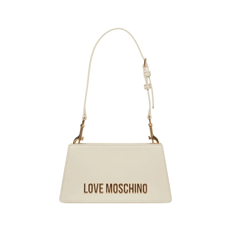 Love Moschino Schultertasche Shoulder Bag With Logo Writing Neutrals