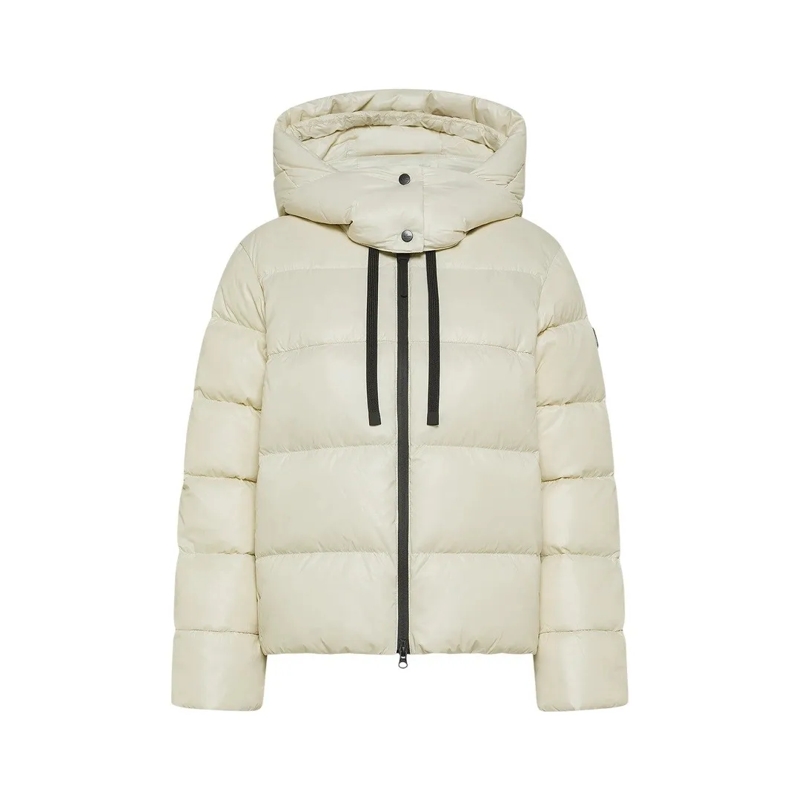 Peuterey  Puffer Jacket With Horizontal Quilting Grey