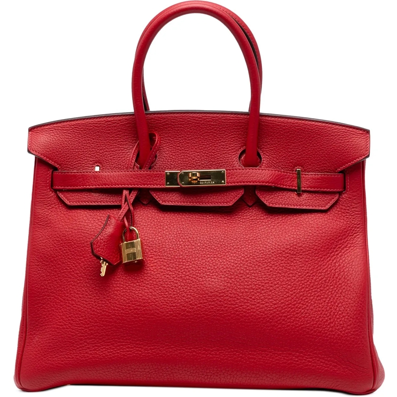 Hermès Tote Togo Birkin Retourne 35 rot
