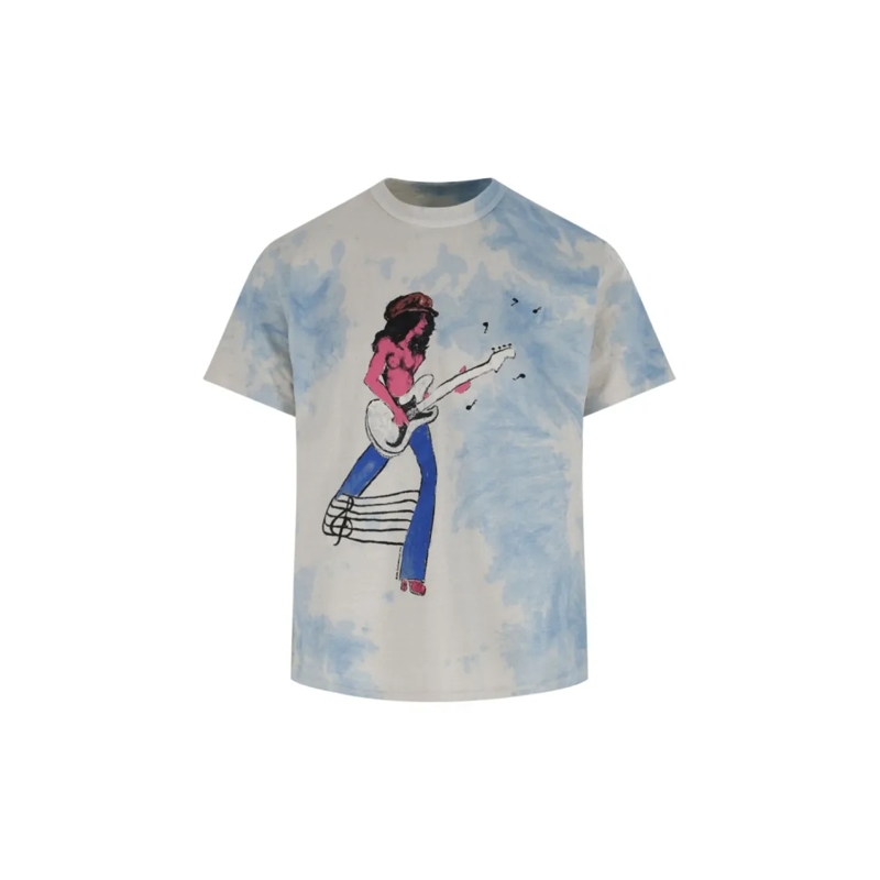 Erl T-shirt Rocker T-Shirt – Multicolor Neutrals