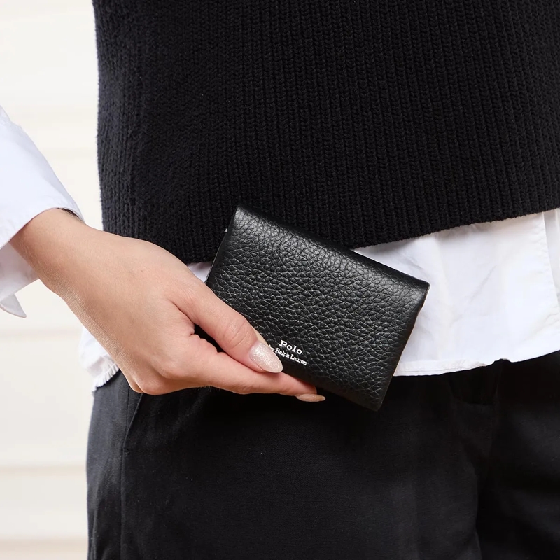 Polo Ralph Lauren Bi-Fold-Portemonnaie Ply Flp Cc-Card Case-Small Black(Image 2)