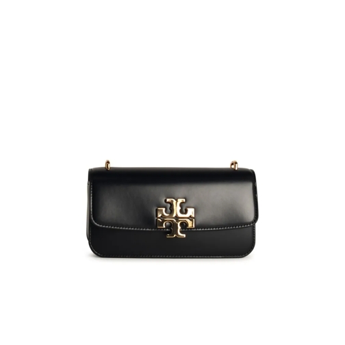 Tory Burch Schultertasche Eleanor' Small Black Leather Crossbody Bag Black