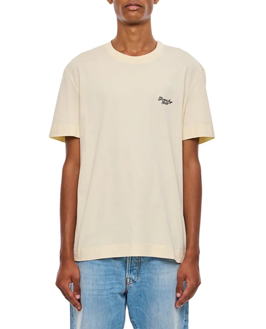 Givenchy - White Crew Neck T-Shirt - Größe M - weiß