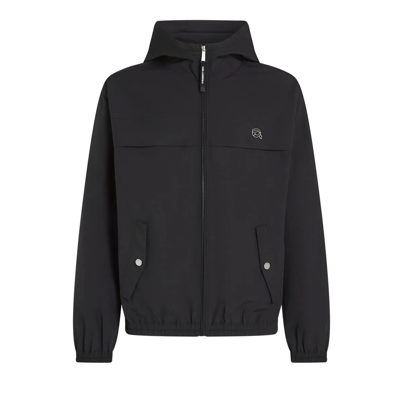 Karl Lagerfeld Daunenjacke Leichte Ikon-Jacke schwarz
