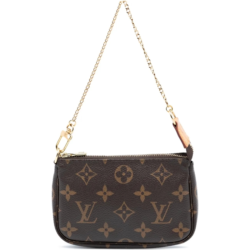 Louis Vuitton Fourre-tout Monogram Mini Pochette Accessoires braun