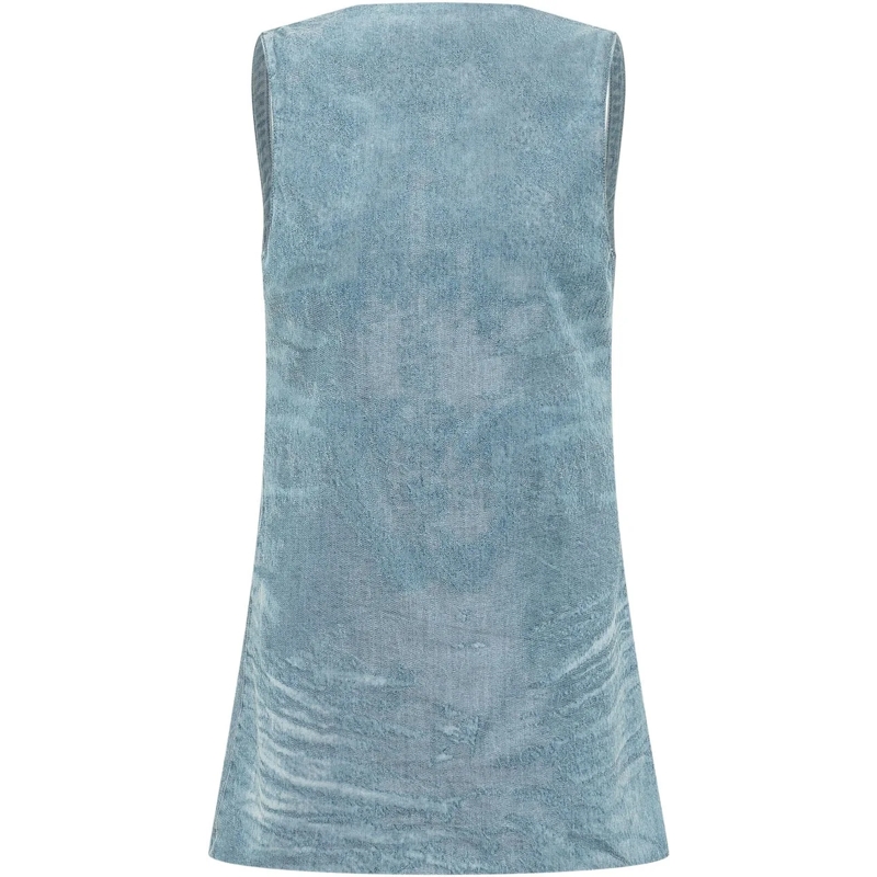Diesel Mini-robe Abito Selune Corto con Spalline hellblau