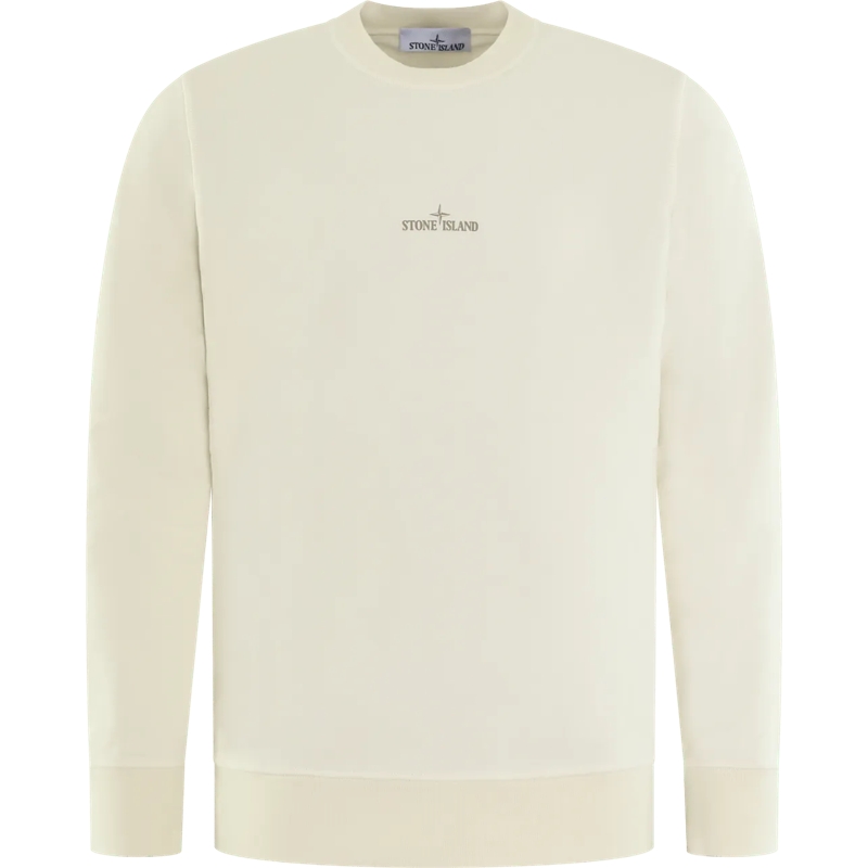 Stone Island Sweatshirt Sweatshirt weiß