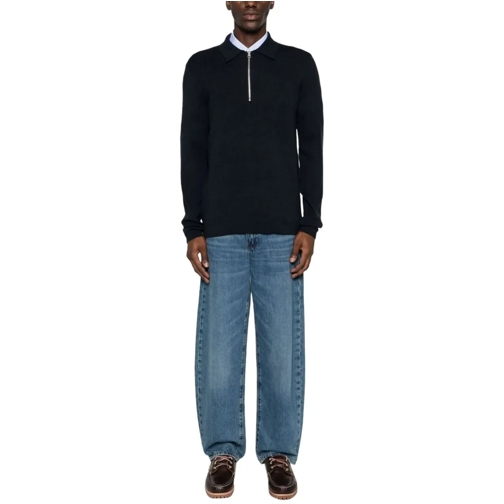 Samsøe Samsøe Sweatshirts Polo Guna Half Zip Blu blau (Image 2)