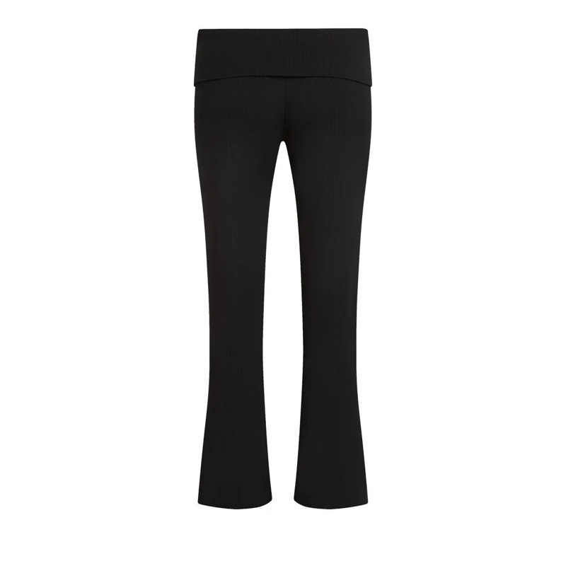 Karl Lagerfeld Jogginghose Ausgestellte Signature-Loungewear-Hose Hose schwarz