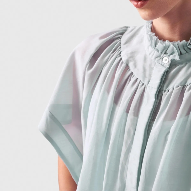 Helene Galwas Bluse Bluse IDIS hell-blau(Image 4)