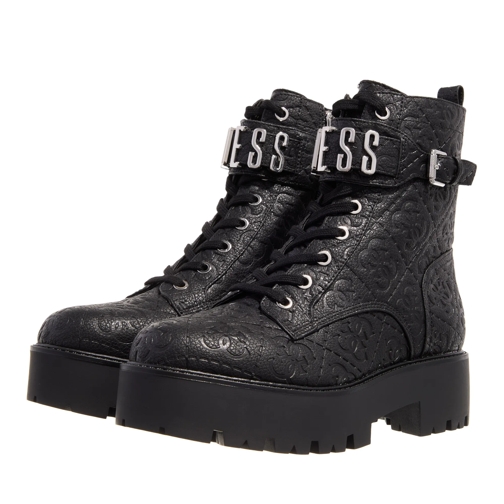 Guess Vaires Black Lace up Boots