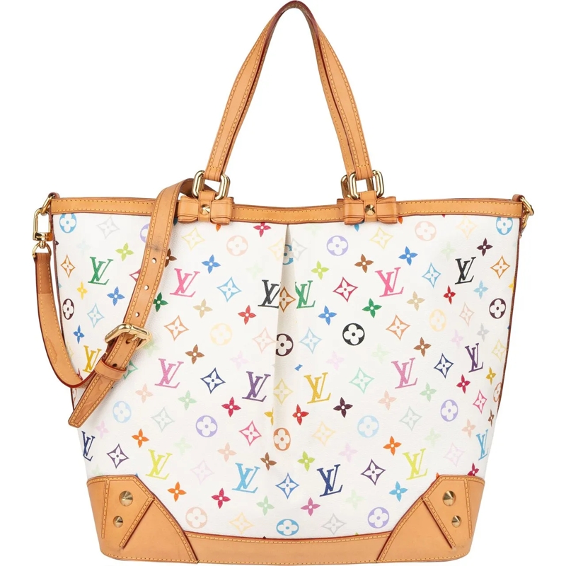 Louis Vuitton Tote Louis Vuitton Monogram Multicolor Murakami Shirley weiß