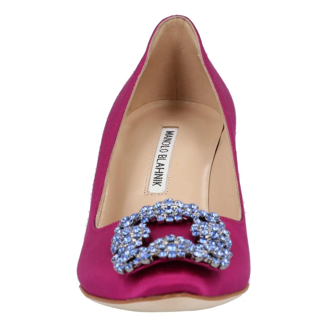 Thumbnail - Manolo Blahnik Hohe Schuhe - Hangisi 070 Pump Pink - Gr. 40 (EU) - in Rosa - für Damen