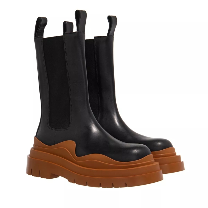 BOTTEGA VENETA OFF-WHITE LUG BOOTS - 40