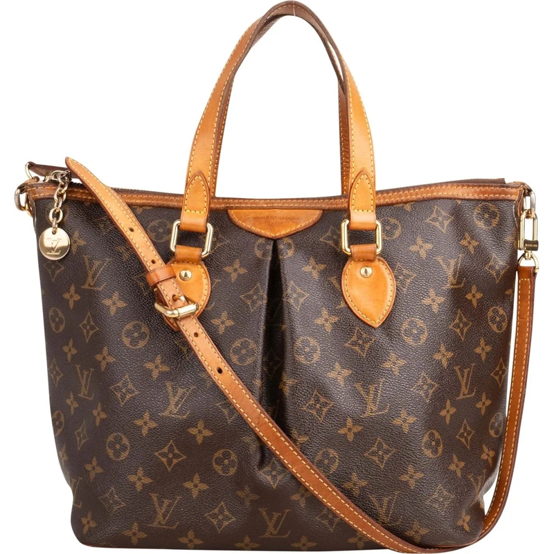 Louis Vuitton Tote Louis Vuitton Canvas Monogram Palermo PM Handbag braun
