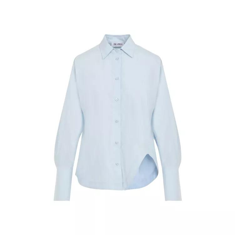 The Attico - Eliza Shirt - Größe 38 - blau