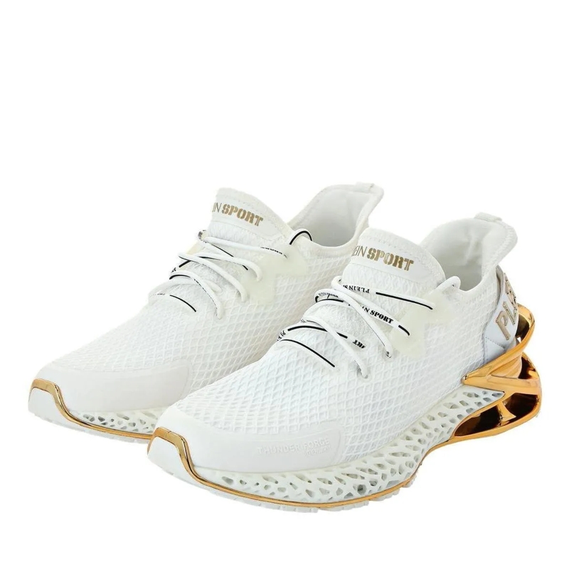 Plein Sport Low-Top-Sneaker Diese Thunder Force Gen X 01 Runner sind das Ergeb weiss(Image 2)