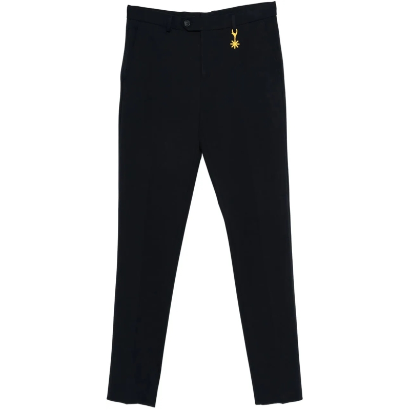 Manuel Ritz Hose broek blauw stretch blau