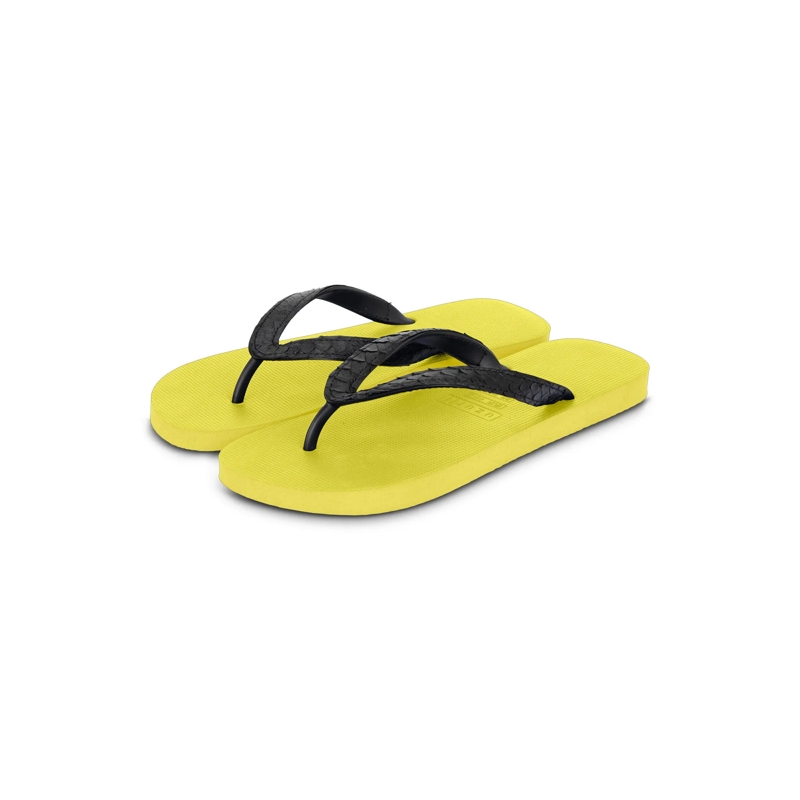 UZURII Flip Flops Zehentrenner Python Black hell-grün(Image 3)