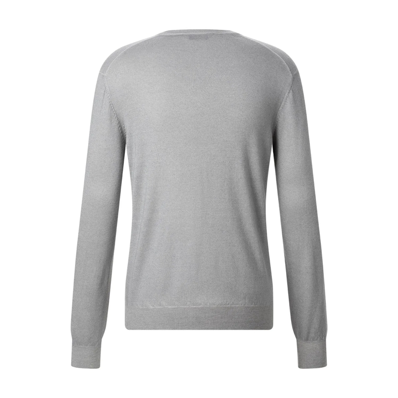 Gran Sasso Polohemd Pullover aus Kaschmir grau(Image 2)