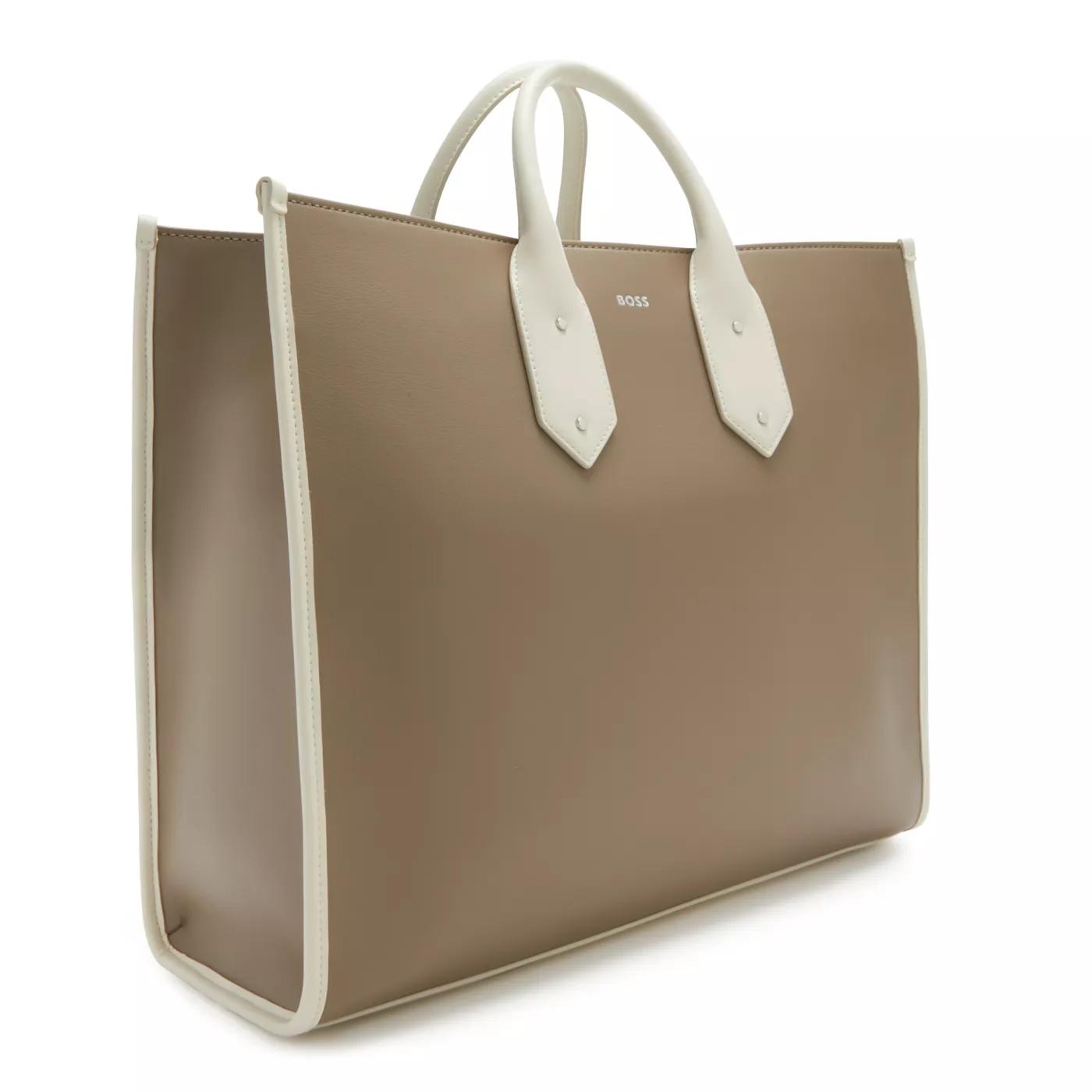 HUGO Shoppers Boss Sandy Taupe Shopper 50504183-267 in taupe