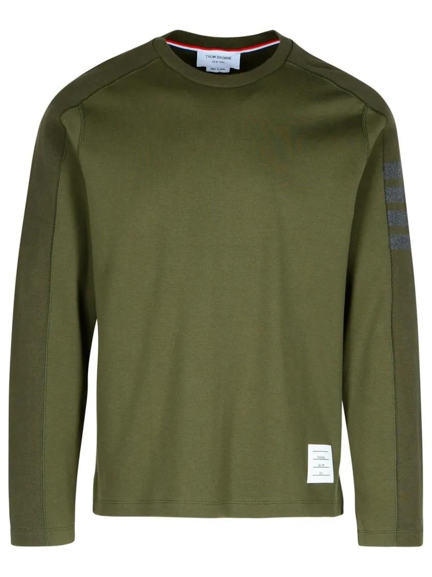 Thom Browne - Green Cotton T-Shirt - Größe 2 - grün