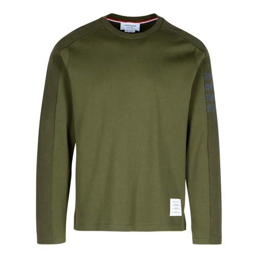 Thom Browne Green Cotton T-Shirt Green T-tröjor