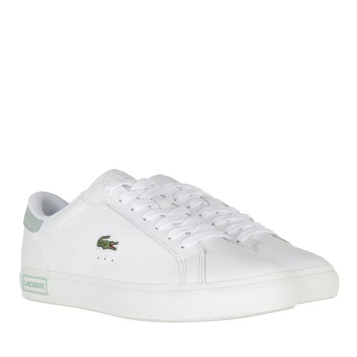 Lacoste Powercourt     White Light Green lage-top sneaker