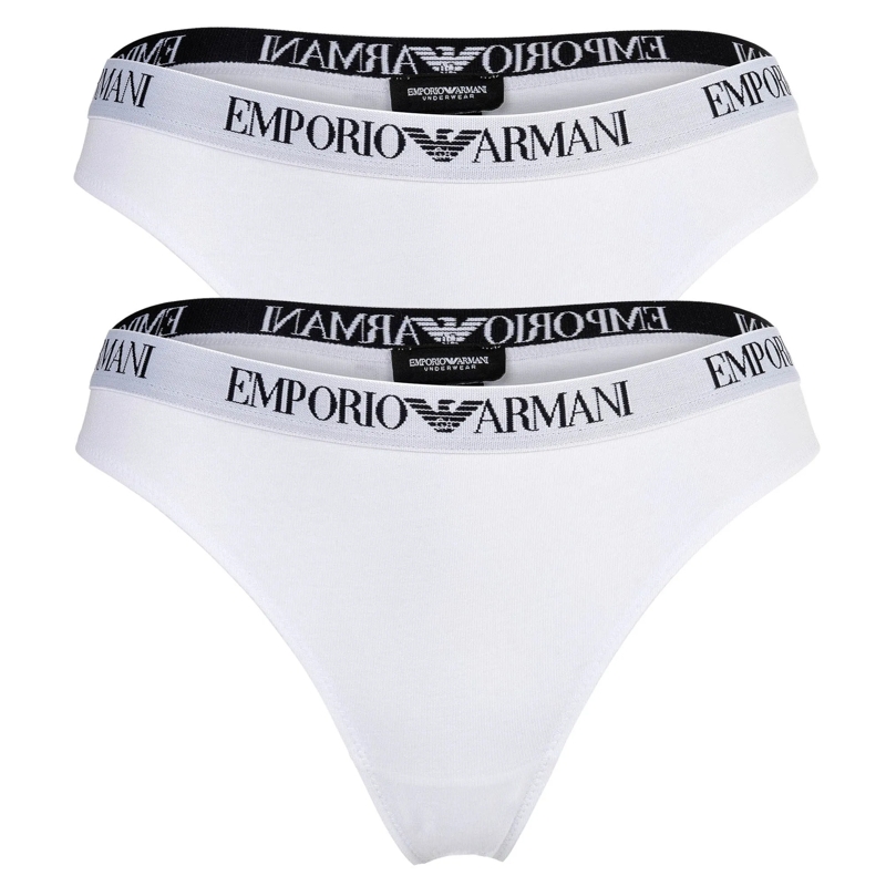 Emporio Armani  ESSENTIAL COTTON 2er Pack weiss