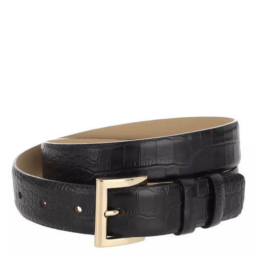 Abro Belt Black Leather Belt