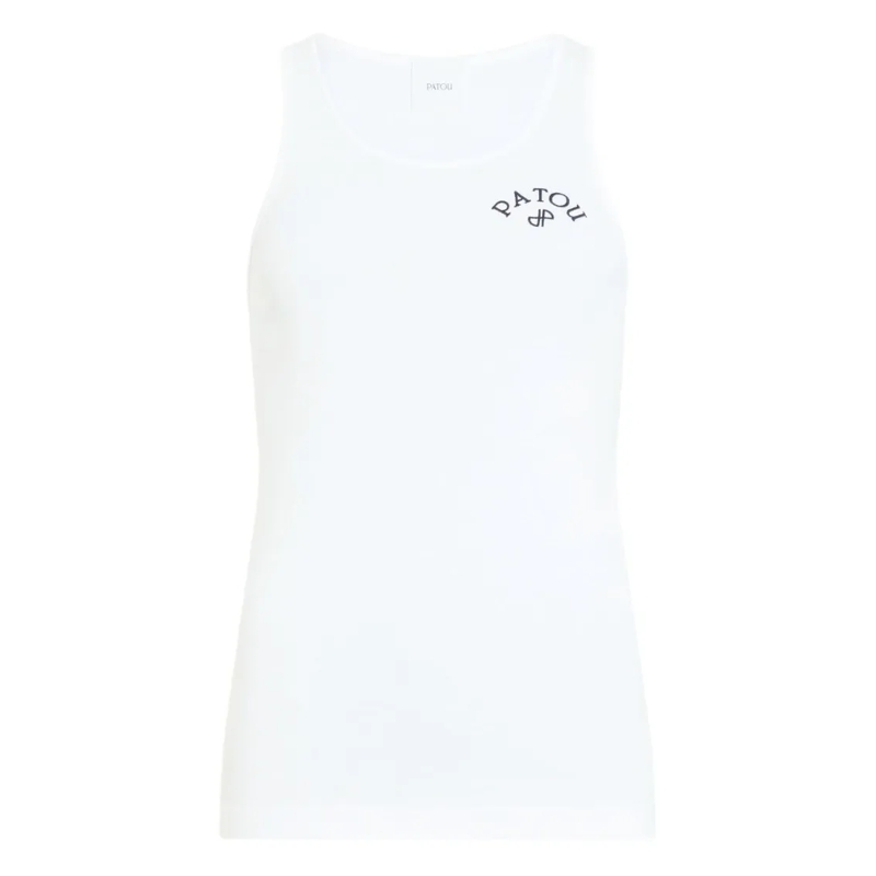 Patou Bluse Classic Silhouette Women's Top With Clean Finish White