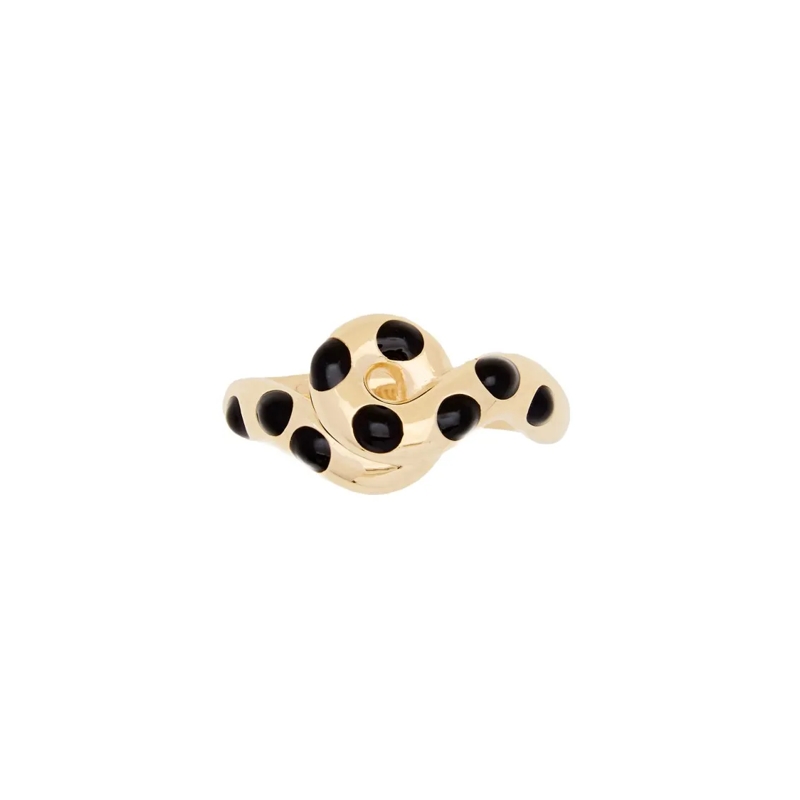 Bea Bongiasca Ring Chonky Wave Polka Dots Ring Gold