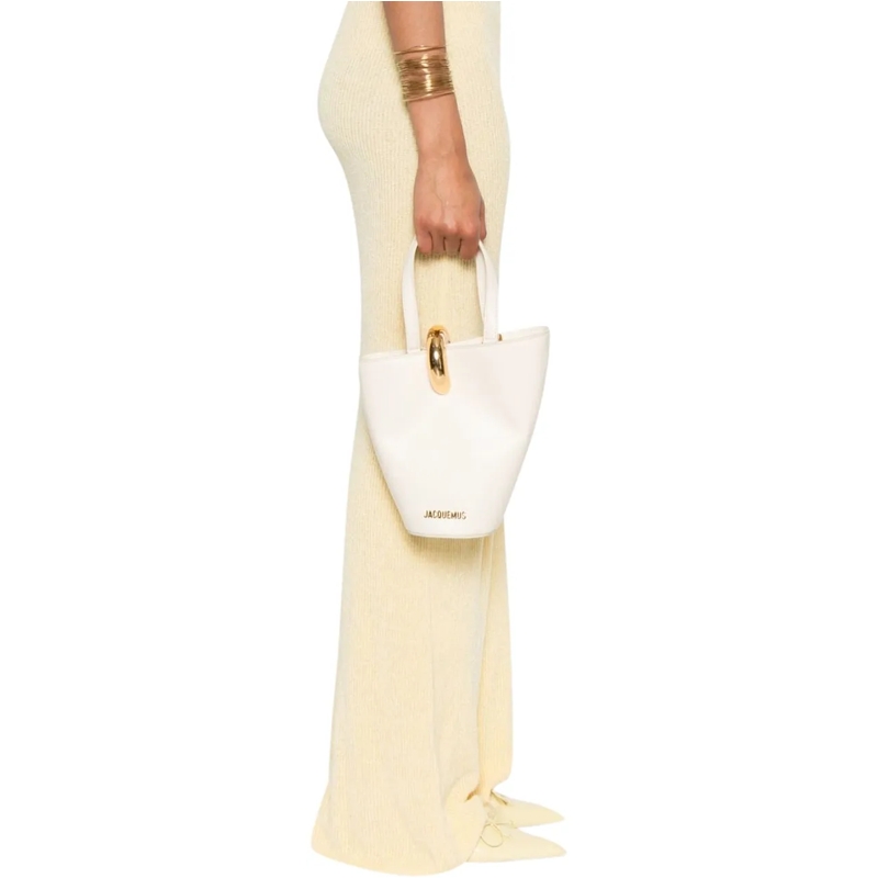 Jacquemus Shopper Bags Light Ivory weiß