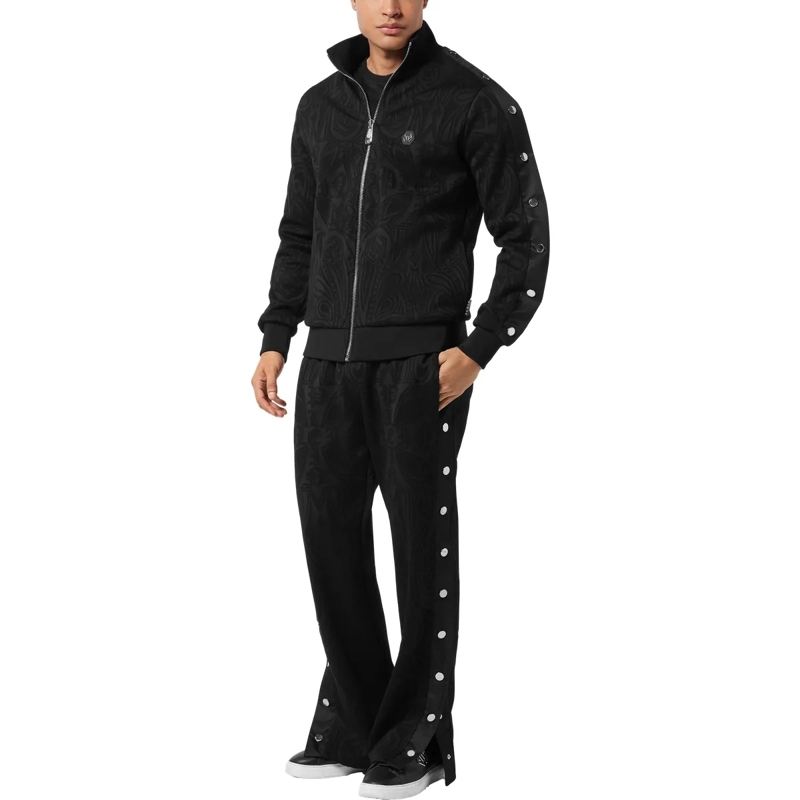 Philipp Plein Daunenjacke Jogging Jacket Chrome schwarz(Image 4)