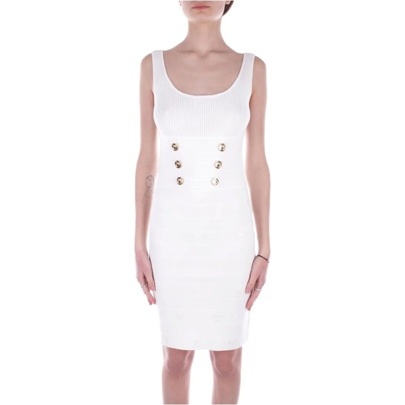 Pinko Midi-jurk Dresses White mehrfarbig