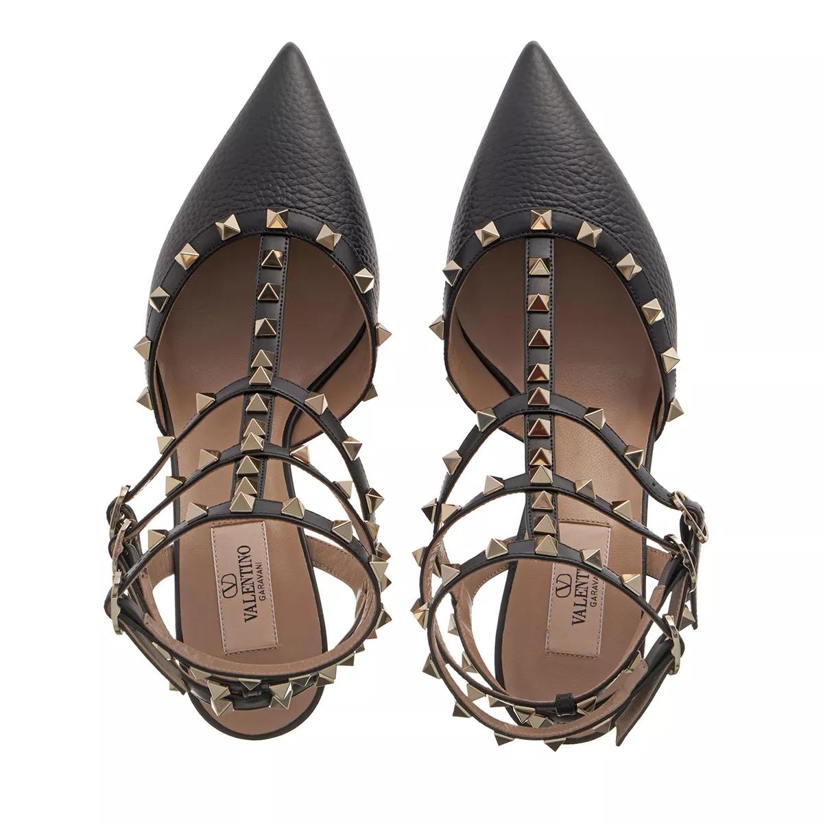 Valentino rockstud 9 sale leather heeled sandals