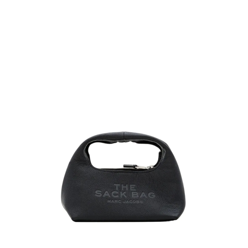 Marc Jacobs The Mini Sack Leather Handbag Black Sac à bandoulière