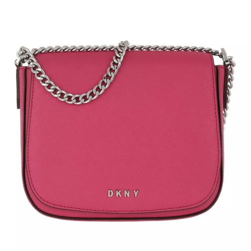 DKNY Bryant Park Chain Item Saffiano Leather Crossbody Cerise Crossbody Bag