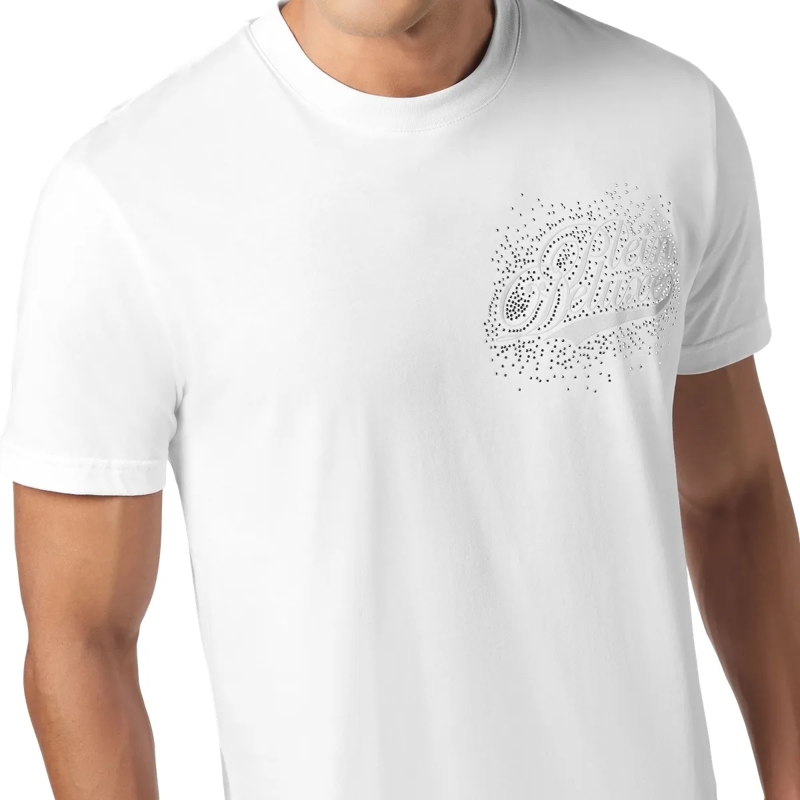 Philipp Plein T-Shirt T-Shirt Rundhalsausschnitt Ss Verziert weiss(Image 5)