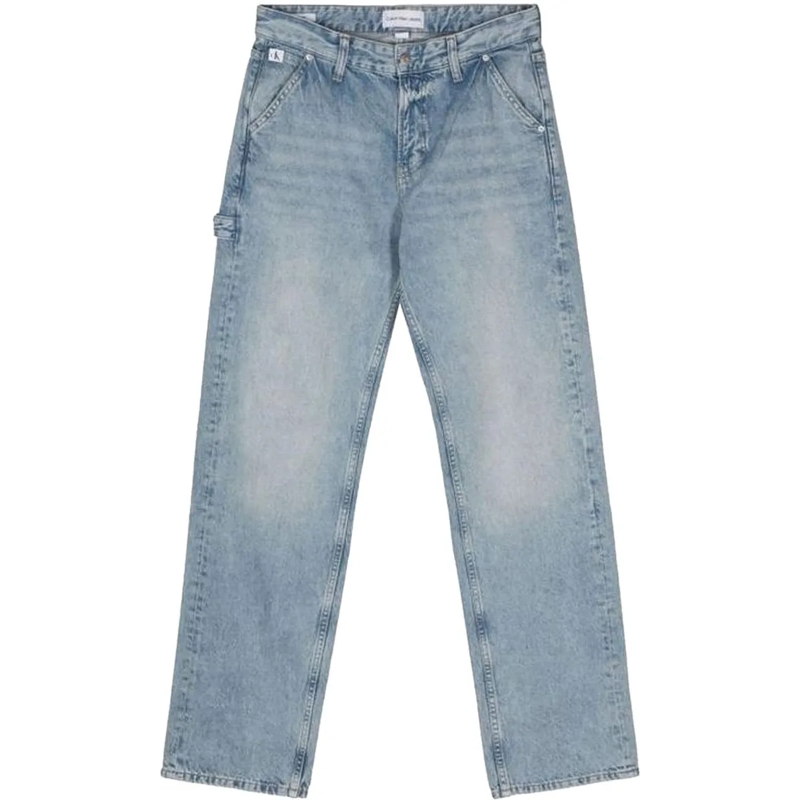 Calvin Klein Freizeithose Trousers Denim Light blau