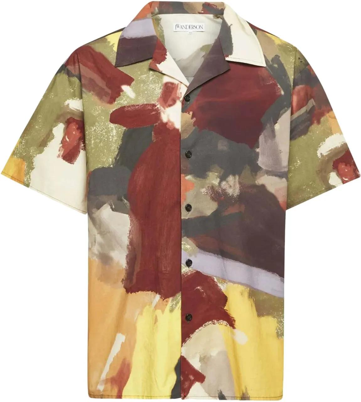 Thumbnail - J.W.Anderson - chemise en coton a imprime abstrait - Größe 50 - bunt