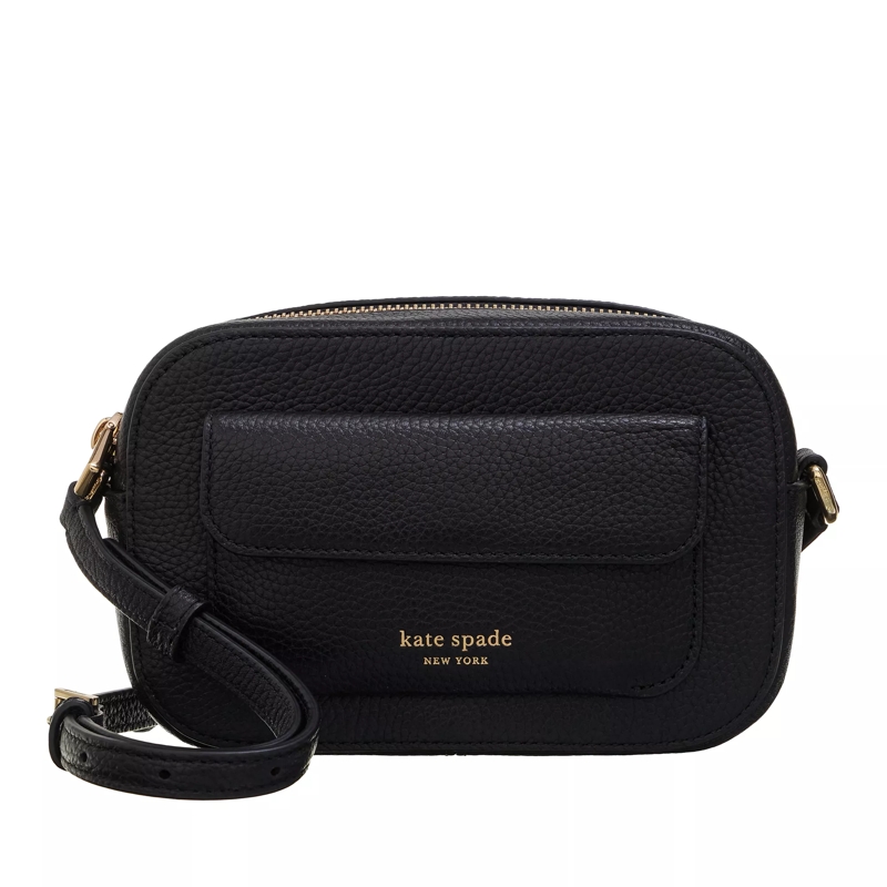 Kate Spade New York Crossbody Bag Ava Pebbled Leather Crossbody Black
